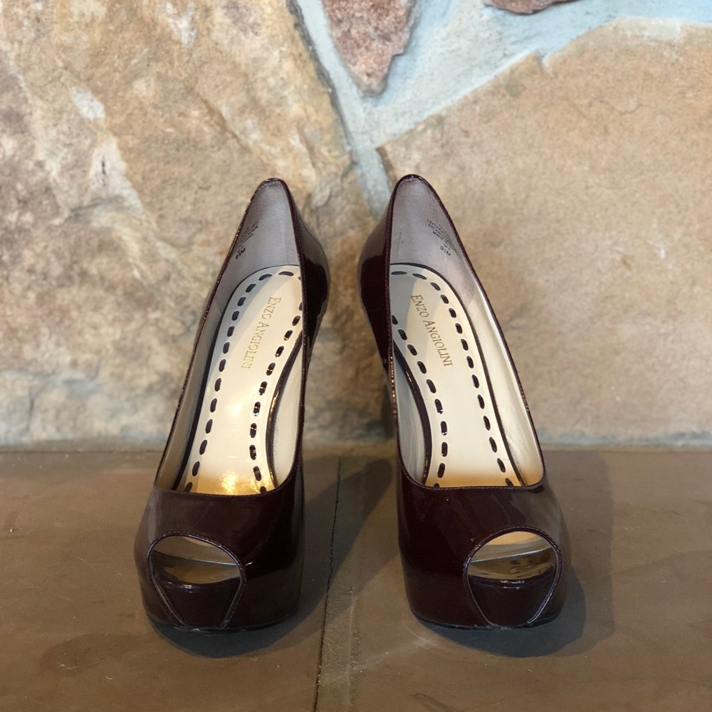 Enzo Angiolini Patent Leather ‘Tanen’ Pump